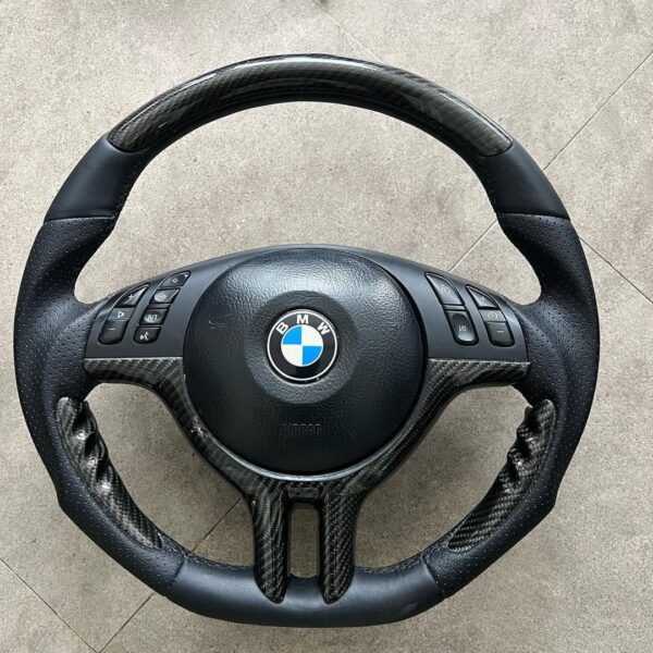 BMW E46 carbon steering
